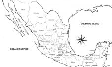 Mapa de México con nombres