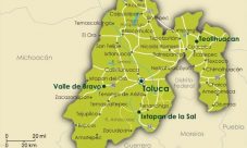 Mapa del Estado de México