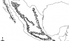 Mapa orográfico de México