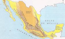 Mapa de llanuras de México