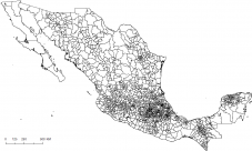 Mapa de México con sus municipios