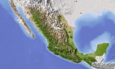 Mapa de relieve de México
