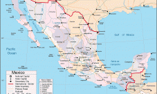 Mapa de México detallado